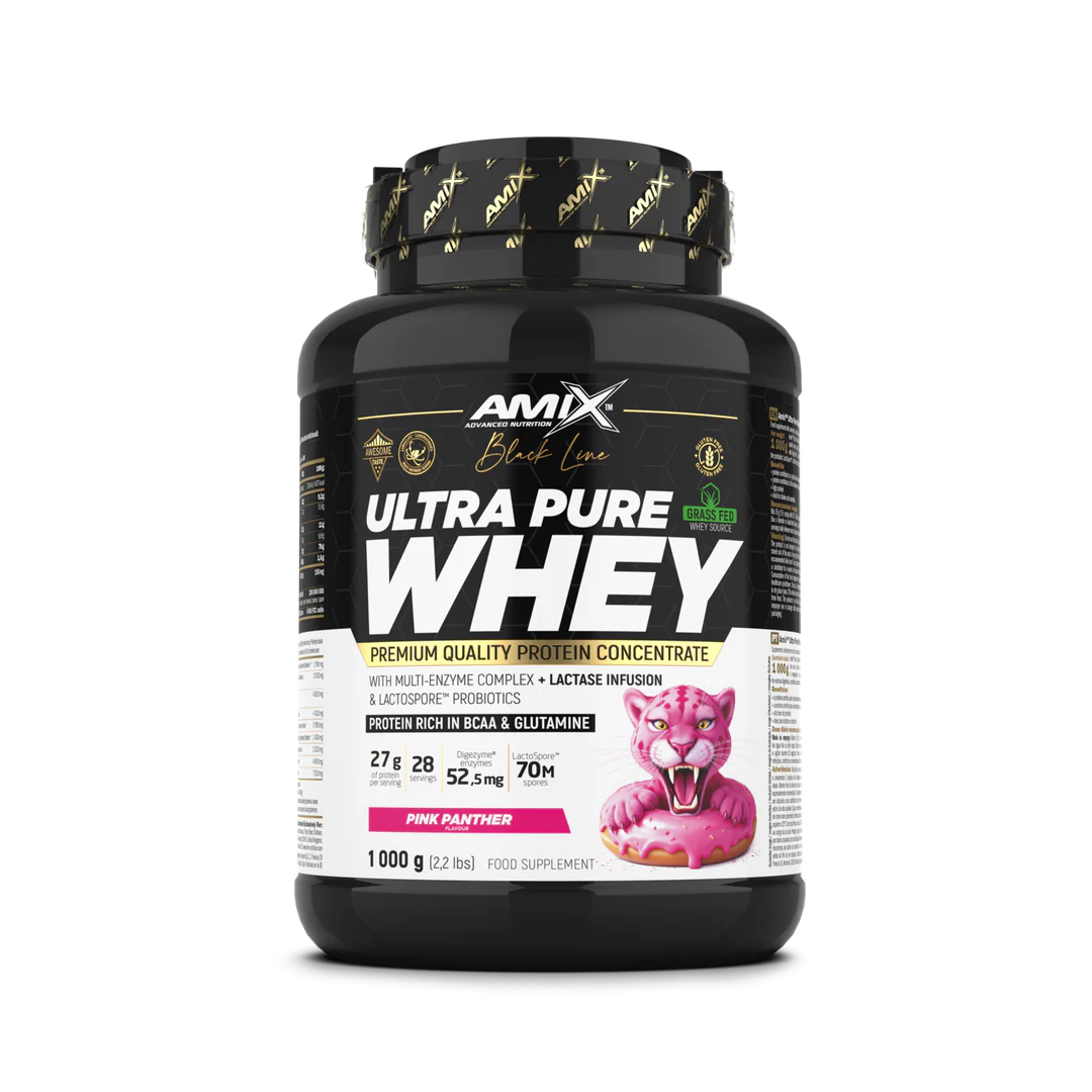 Amix Black Ultra Whey Protein 1kg Pink Panther
