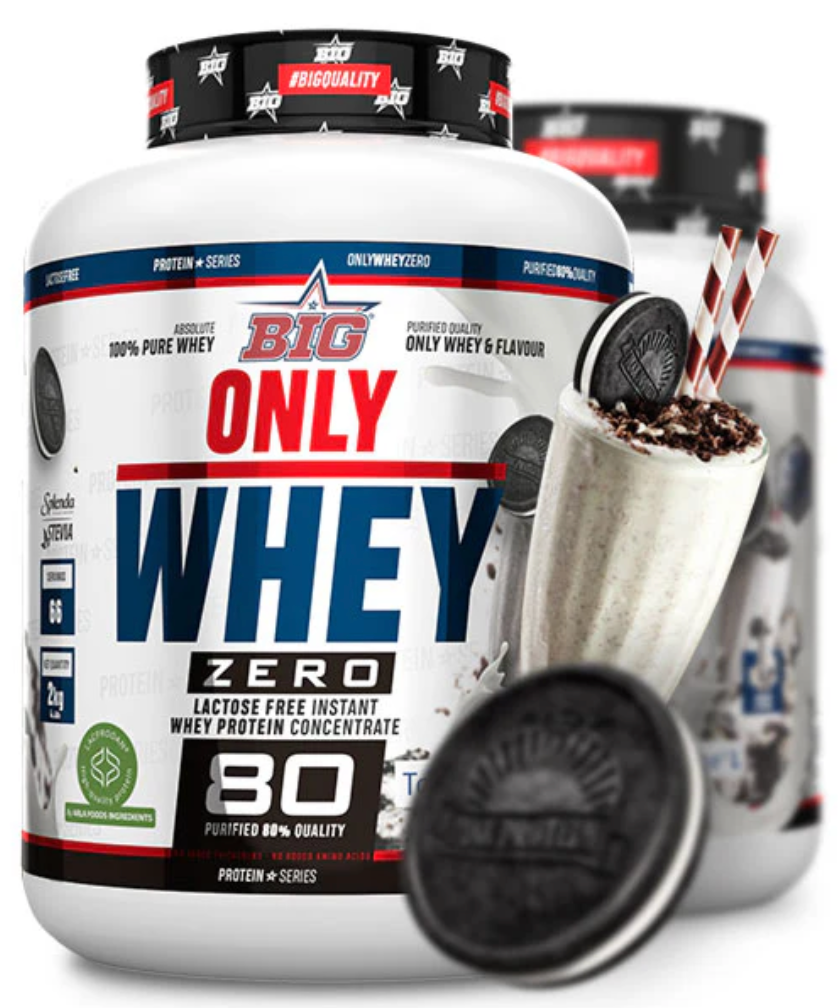 BIG Only Whey Zero 2kg Cookies & Cream