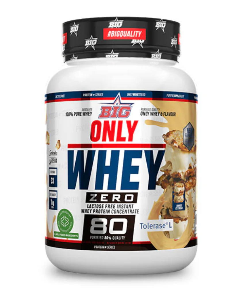 BIG Only Whey Zero 1kg Cookies Ice Cream