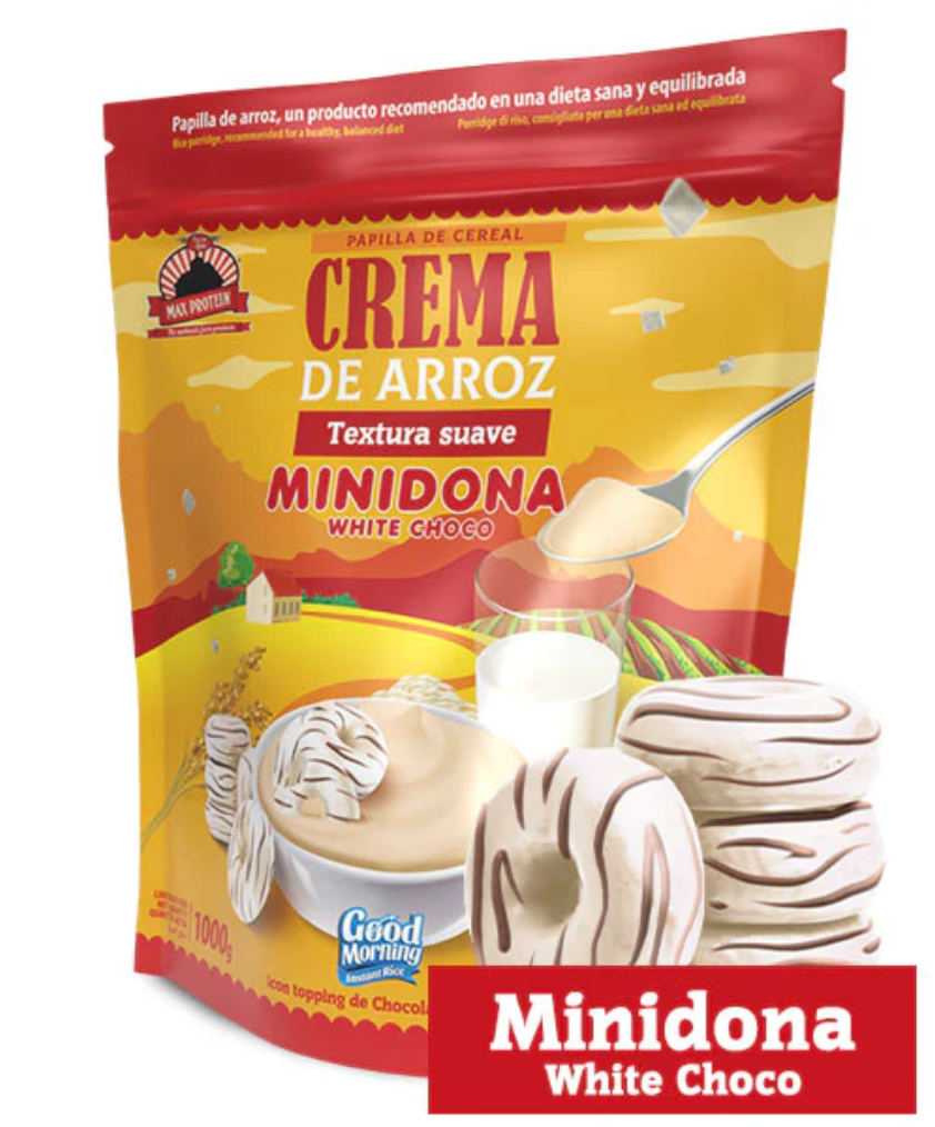 Good Morning Crema de arroz Minidona White Choco 1kg