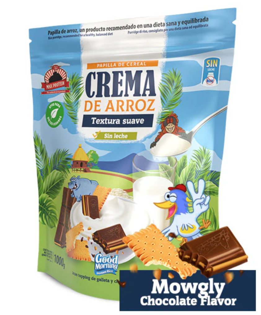 Good Morning Crema de arroz Mowgly Chocolate 1kg