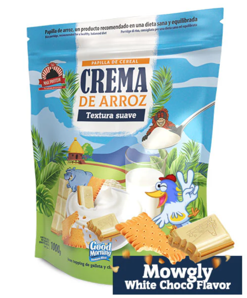 Good Morning Crema de arroz Mowgly Choco White 1kg