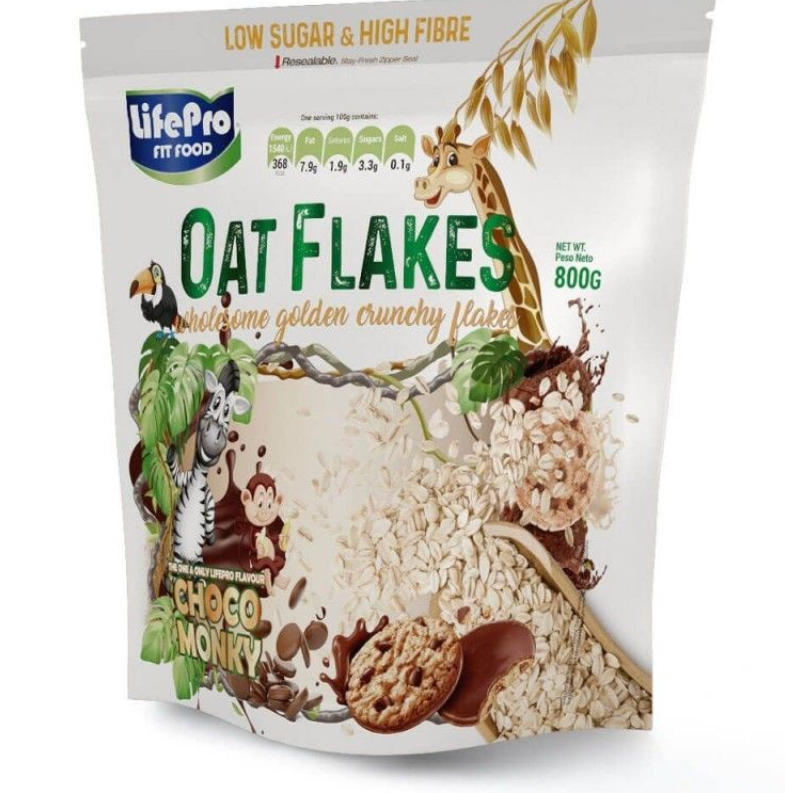 Life Pro Fit Food Copos De Avena Choco Monky 800g
