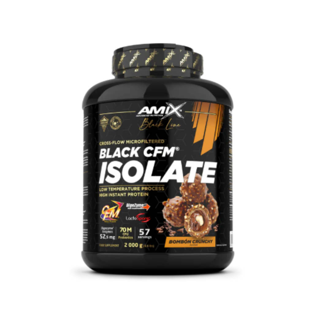 Amix Black CFM Isolate Protein 2kg Bombón Crunchy