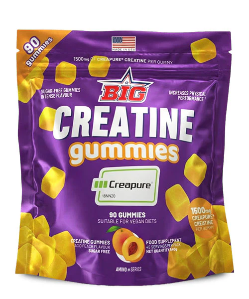 Big Creatine 90 Gummies Acid Peach