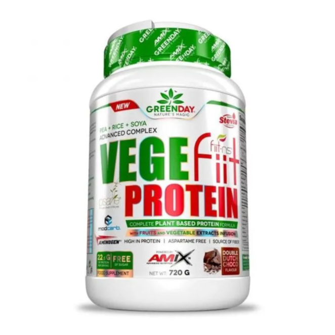 Proteína Vegetal Vegefiit Protein Sabor Doble Chocolate 720gr