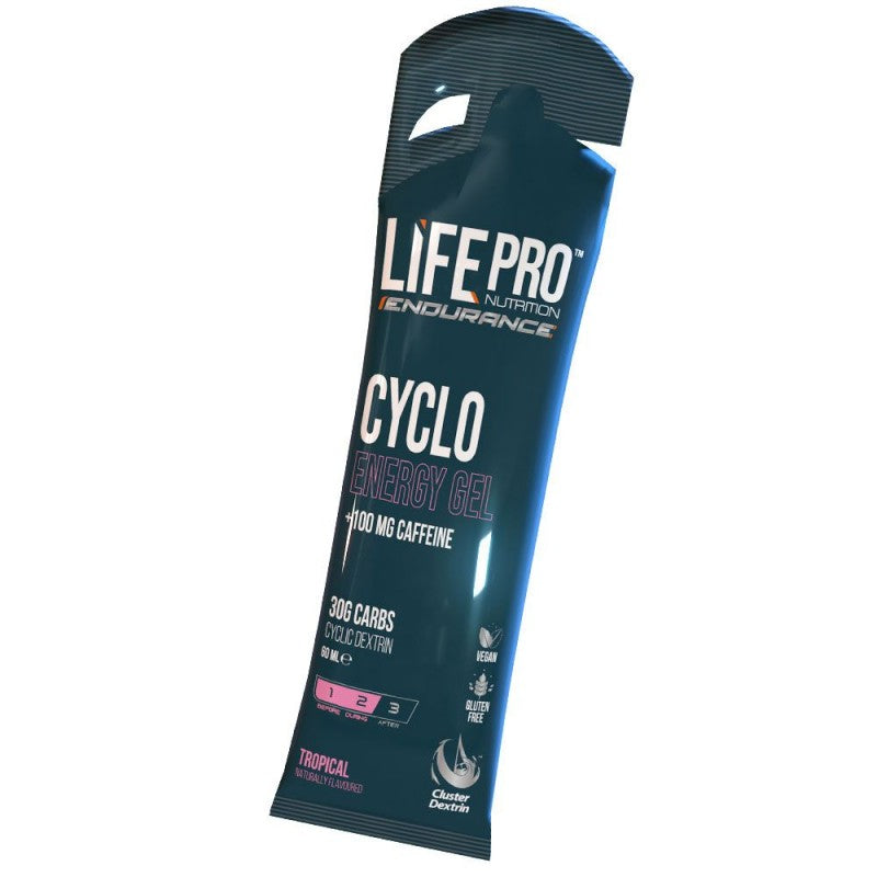 Life Pro Endurance Caffeine Energy Gel Tropical 60ml