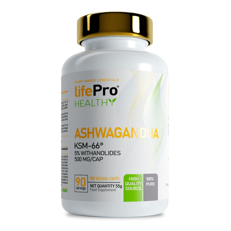 Life Pro Ashwagandha 500mg ksm66 90 Vcaps New
