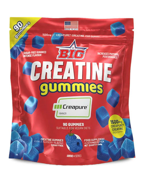 Big Creatine 90 Gummies Acid Blue Raspberry