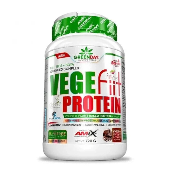 Proteína Vegetal Vegefiit Protein Sabor Cacahuete-Chocolate-Caramelo 720gr