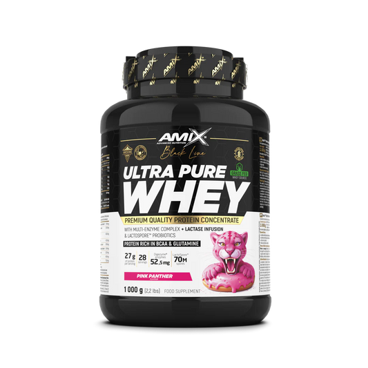 Amix Black Ultra Whey Protein 1kg Pink Panther