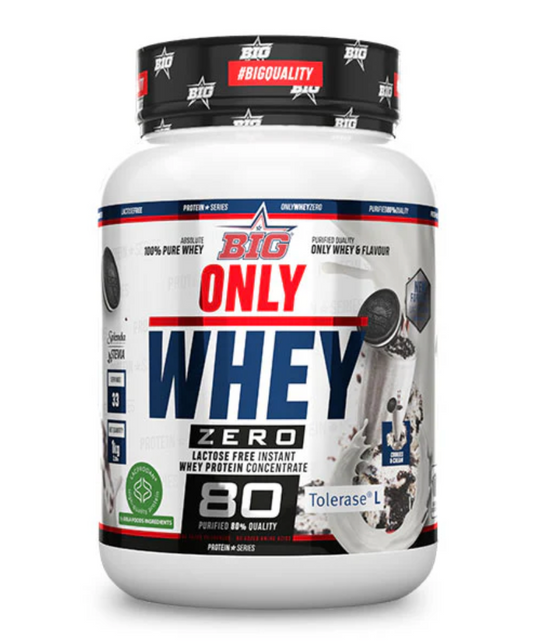BIG Only Whey Zero 1kg Cookies & Cream