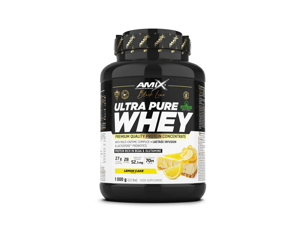 Amix Black Ultra Whey Protein 1kg Limón