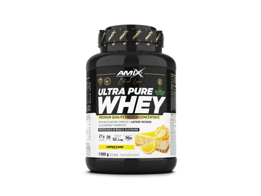 Amix Black Ultra Whey Protein 1kg Limón