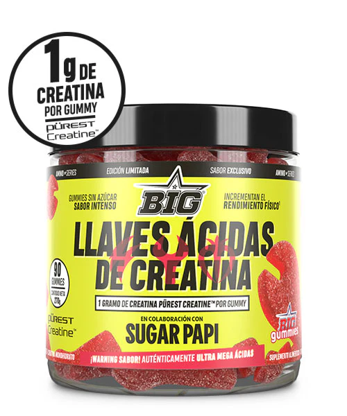 Big Creatine Llaves Ácidas 90 Gummies