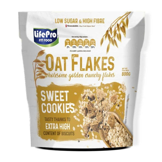 Life Pro Oat Flakes Cookies 800g
