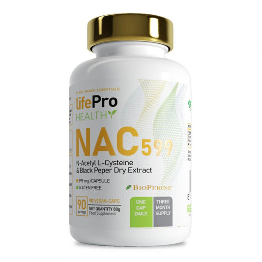 Life Pro Essentials Nac 599mg 90 Caps