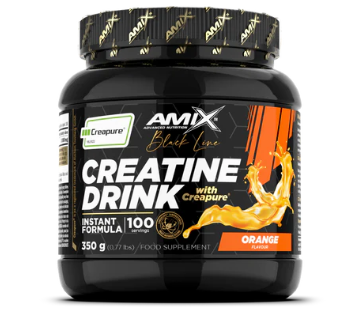 AMIX Black Creatina Creapure Drink 350gr Naranja
